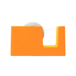 up-tape-web-orange-flat-blank