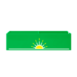 up-tray-green-flat-logo