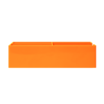 up-tray-orange-flat-blank