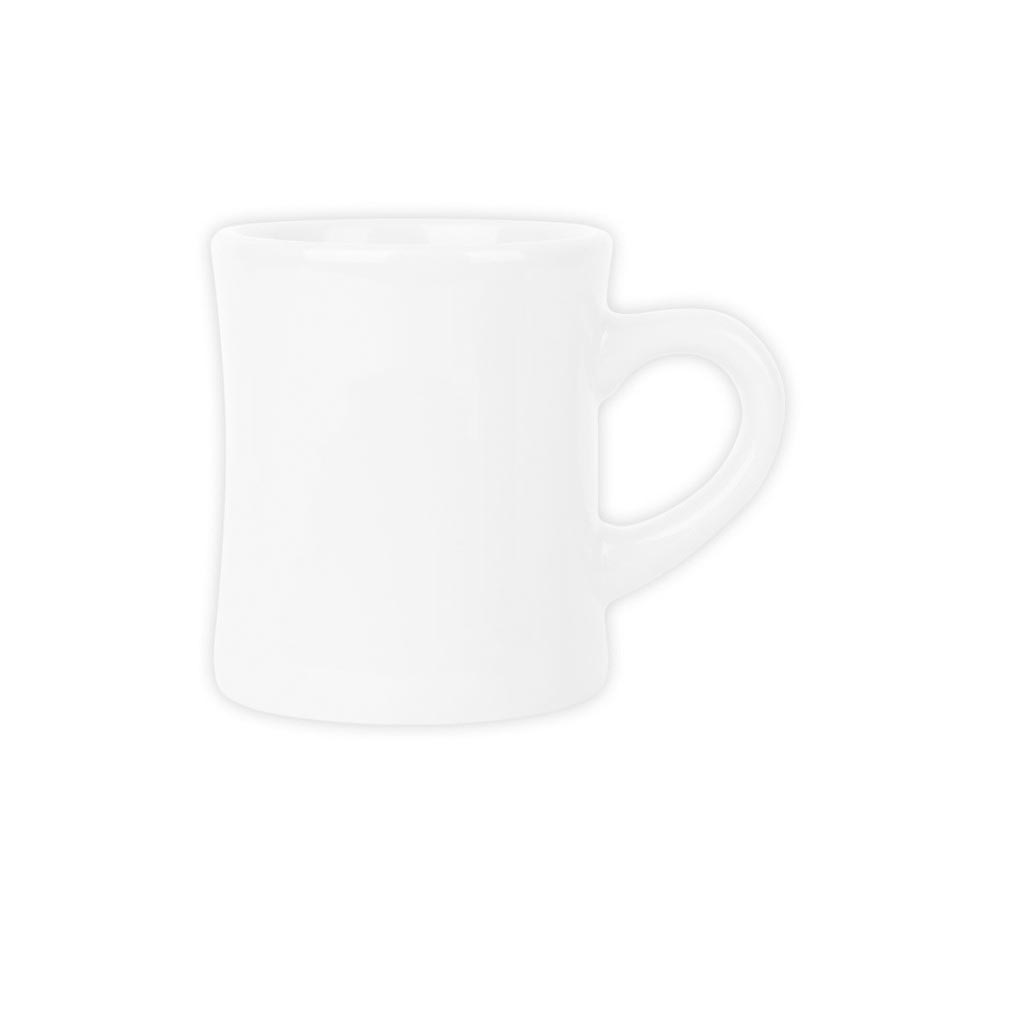 White-Diner-Mug